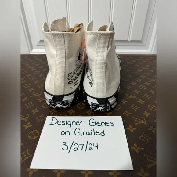 Off-White x Converse Chuck Taylor All-Star 70S High Top - EUC - COA Included - Picture 4 of 16